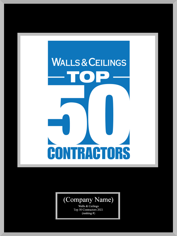 Walls & Ceilings / Top 50 Contractors