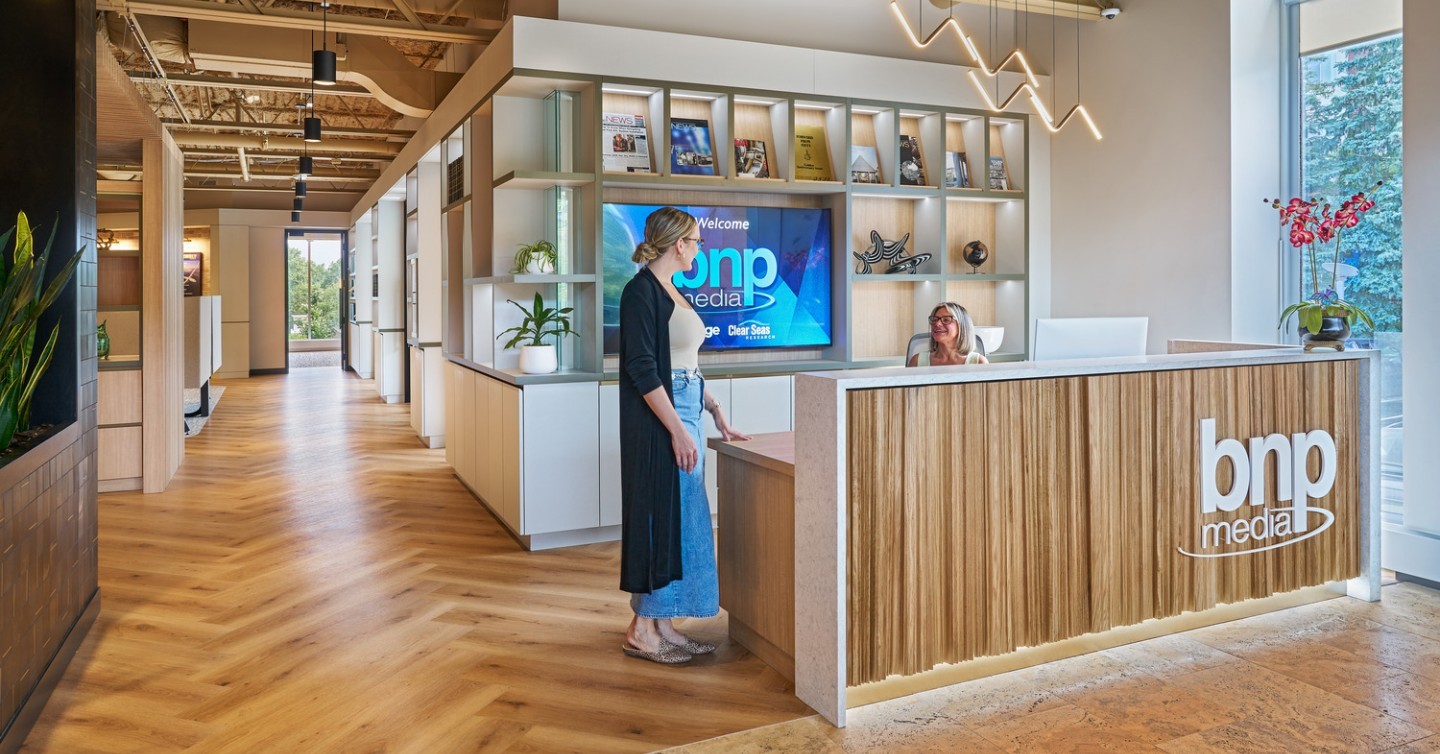 BNP Media HQ reception areas