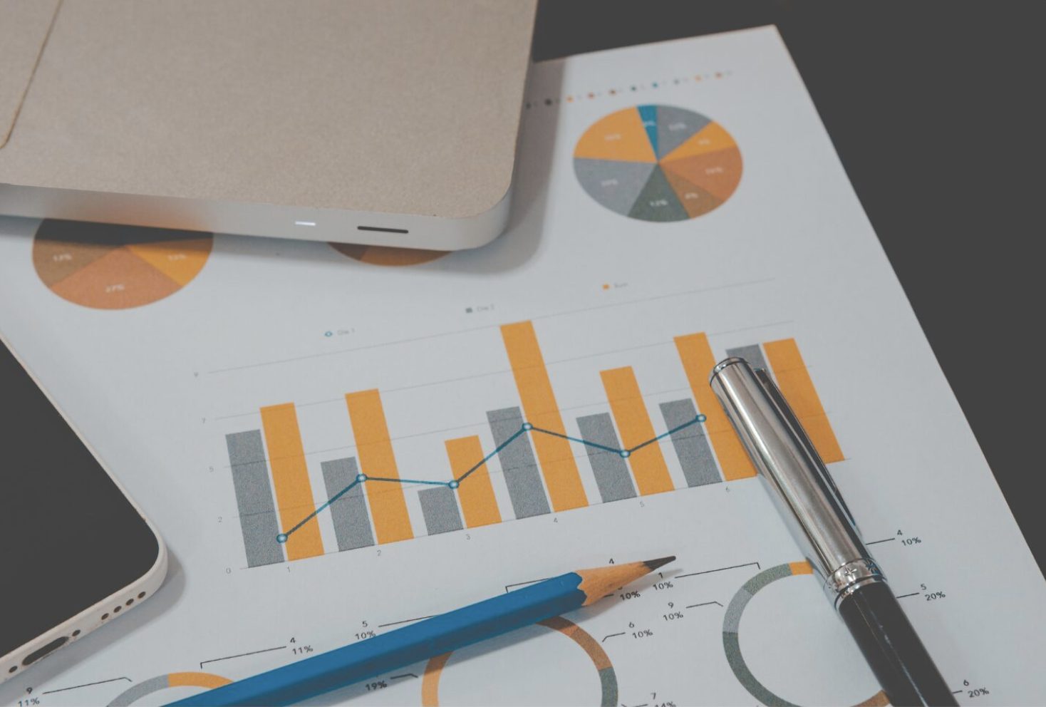 Graphs showing results of marketing tactics